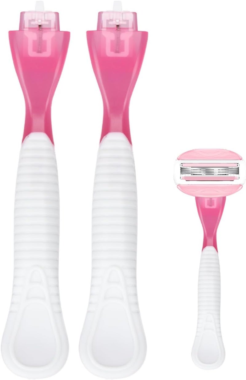TEITEAI 2 Pack Replacement Razor Handle Compatible with Venus only (Red) - Image 1